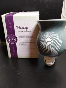 Scentsy ~ Plumage ~ Calentador Scentsy enchufable ~ De colección Nuevo en caja - Imagen 1 de 1