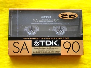 1x TDK SA 90 Cassette Tape 1989 + OVP + SEALED + US-Version + lesen! + - Picture 1 of 2
