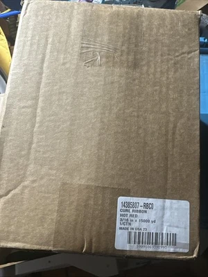 "Cinta rizadora roja Berwick Offray 3/16"" en X 15000 yardas (yardas)" Foto 1 de 4