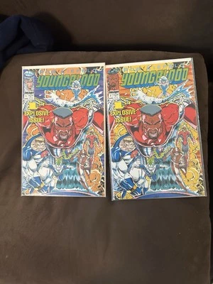 2 Youngblood #1 VF/NM; Image | With Cards Rob Liefeld variants bagged boarded  - Image 1 of 4