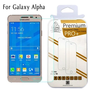Tempered Glass Film Screen Protector 100% Genuine Gorilla Samsung Galaxy Alpha - Picture 1 of 7