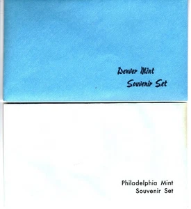 1982 AUTHENTIC US MINT UNCIRCULATED DENVER AND PHILADELPHIA SOUVENIR SETS - Picture 1 of 5