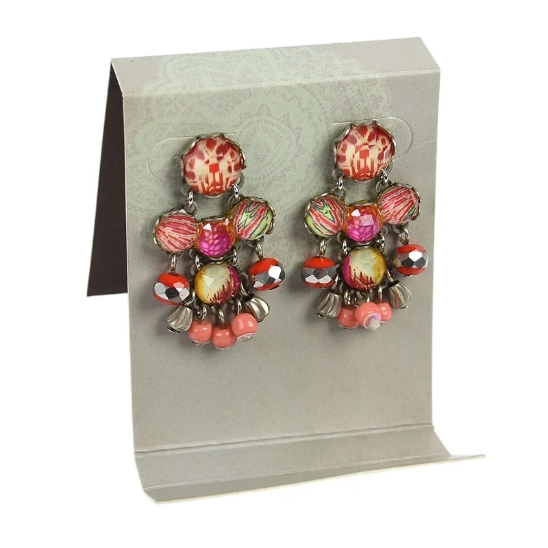 Brincos AYALA BAR vermelho rosa radiante coleção cascata pós gota traseira NOVO - Imagem 1 de 3