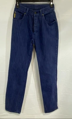 Pantalones de mezclilla para mujer Armani Jeans azules lisos a rayas rectos para todas las estaciones talla 4 Foto 1 de 4