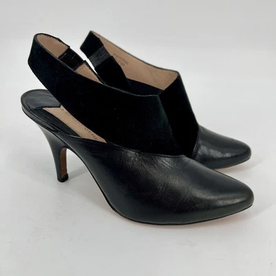 Zapatos de salón Derek Lam 10 Crosby Vira para mujer 6,5 M cuero negro honda dedos puntiagudos Foto 1 de 4