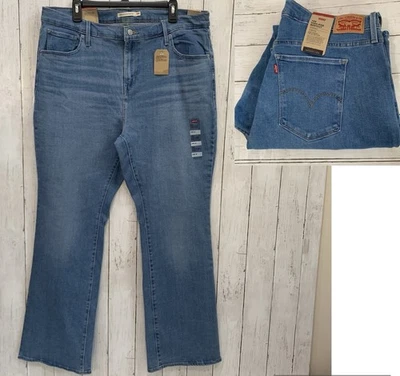 Levi’s Jeans Womens Size 18W Blue 725 High Rise Bootcut Stretch-NWT RETAIL 69.50 - Image 1 of 4