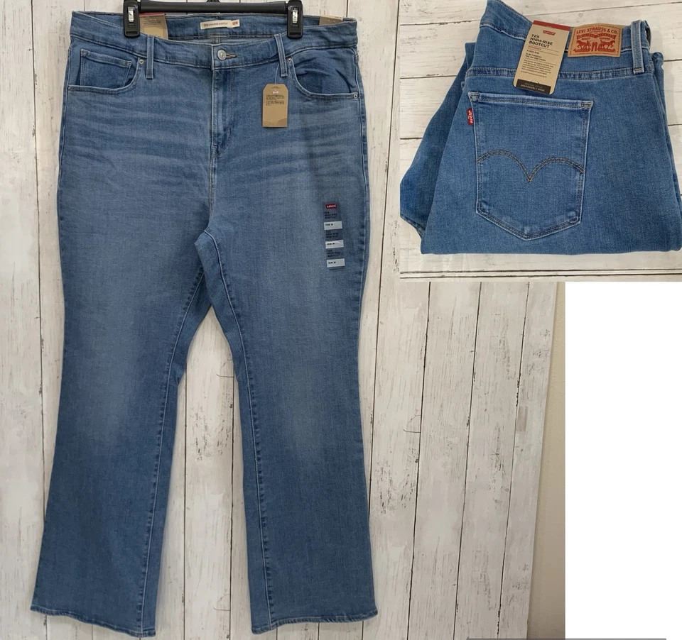 Levi’s Jeans Womens Size 18W Blue 725 High Rise Bootcut Stretch- RETAIL 69.50