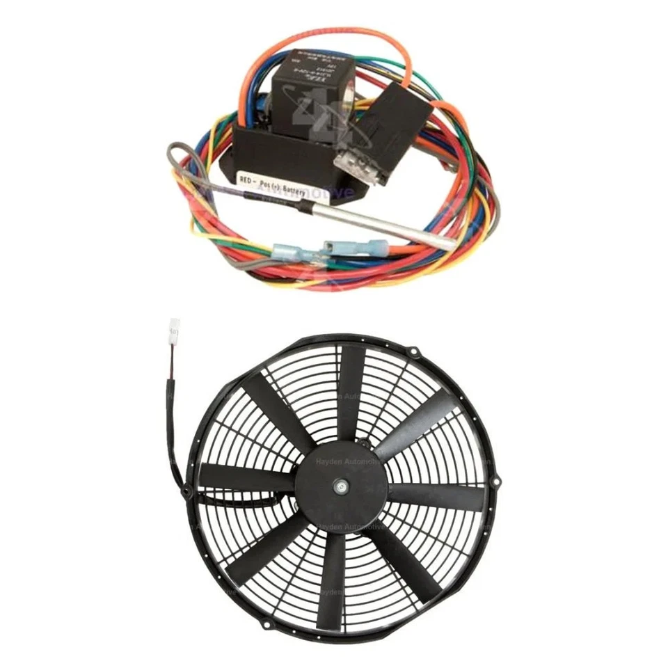 For Ram 3500 2011-2014 Hayden 2-Pc Super Duty Pusher Electric Fan Kit Foto 1 de 1