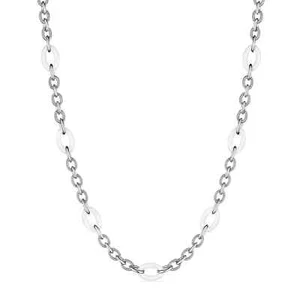 🆕$1350 Collar JUDITH RIPKA ETERNITY Plata de Ley Eslabón Ágata Blanca 36" - Imagen 1 de 13