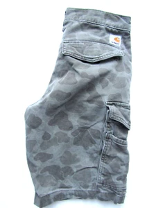 Carhartt Herren Cargo Shorts Relaxed Fit W28 Grau Camouflage SHOT575 - Bild 1 von 6