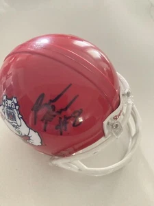 ROBBIE ROUSE SIGNED FRESNO STATE BULLDOGS MINI HELMET JSA - Picture 1 of 3