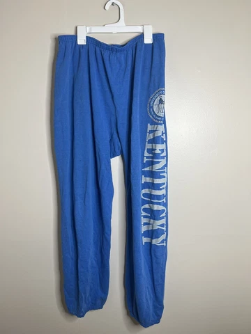 Vintage 90s Kentucky Wildcats Sweatpants Men’s Size XL Blue Cover