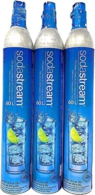 Carbonador de CO2 sodastream 60L, 14,5 oz, juego de 3 180 L, NUEVO sellado Foto 1 de 2