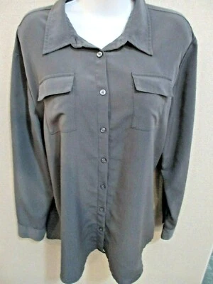 Рубашка с карманом Bass размер XL темно-серый топ - Изображение 1 из 4