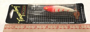 Luhr Jensen FINGERLING HI-CATCH 5/16oz 4” MOTHER OF PEARL FLO RED Lure Plug USA - Picture 1 of 6