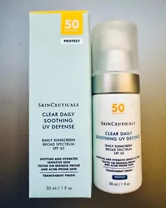 SkinCeuticals Clear Daily Soothing UV Defense SPF50 30ml/1 fl oz new w/o box - Picture 1 of 3