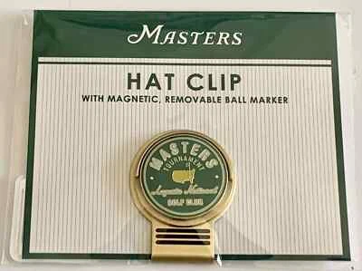 Clip de sombrero de golf Masters 2025 con marcador de pelota extraíble - Augusta National Foto 1 de 2