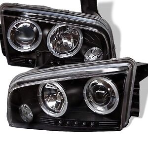 Spyder Auto PRO-YD-DCH05-LED-BK Projector Headlights LED Halo-LED-Black