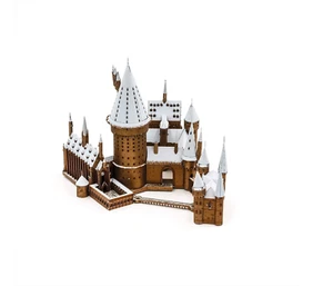 Puzzle in metallo Terra Premium Series Harry Potter Hogwarts nella neve 3D in metallo - Foto 1 di 7