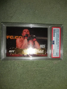 2009 Topps UFC Round 2 GOLD Dan Miller Rob Kimmons #102 MINT 9 PSA Ships FREE - Picture 1 of 4