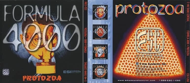 E-MU Formula 4000 Protozoa ESI sampler CD-ROM, EMU, 2000, 32, E4 ultra, Proteus Foto 1 de 1