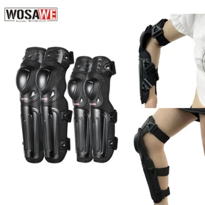 WOSAWE Erwachsene Motorrad Knieschoner Motorrad Ellenbogenschutz MTB ATV Racing Gear - Bild 1 von 10