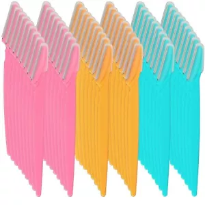 50Pcs Eyebrow Razors Multipurpose Exfoliating Dermaplaning Tool Face Razor US - Picture 1 of 9