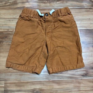 Carters Kid Twill Shorts Adjustable Waist Casual Everyday Brown Size 6 - Picture 1 of 3