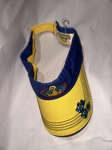 Blue Yellow Big Bird Sesame Street Character Youth Visor Cap Hat - Picture 1 of 5