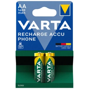 2 x VARTA Recharge Accu Phone AA 1600 mAh (1 x 2 er Pack) Mignon 58399 HR6 - Bild 1 von 1