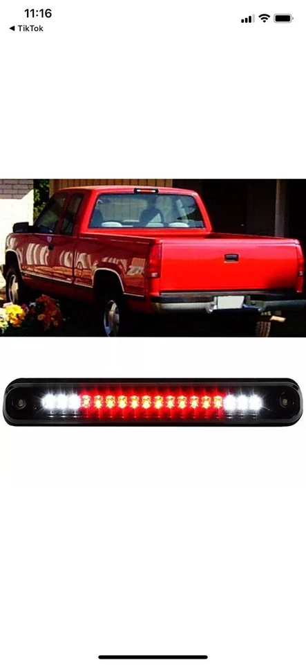 Terceras luces de freno LED 3RD lámparas para Chevy GMC 1988-1998 C/K 1500 2500 3500 EE. UU. Foto 1 de 4