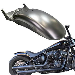 Silver Rear Fender Mudguard Kit For Harley Softail Fat Bob Street Bob 18-24 - Picture 1 of 7