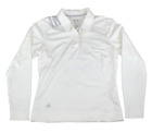 Adidas Golf  Womens  White Clima Cool Long Sleeve Performance Shirt Size S