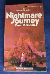 NIGHTMARE JOURNEY BY DEAN KOONTZ SIGNED PBO 1975 1ST PRINTING SCIENCE FICTION - Picture 1 of 3