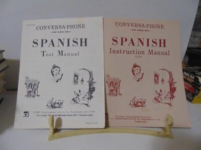 Conversa-Phone Spanish Instruction Manual & Test Manual Cx-453 - Image 1 of 4