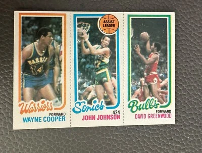 1980-81 Topps #95 Wayne Cooper/@ 226 John Johnson/ #45 David Greenwood - Изображение 1 из 2