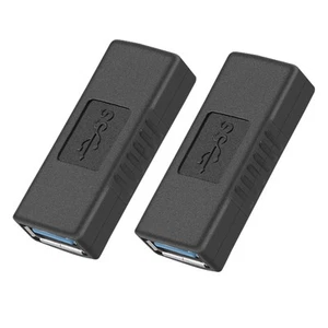 2Pcs Usb 3.0 Type A Female To Female Adapter Coupler Gender Changer3436 - Picture 1 of 7