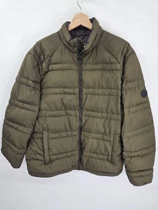 Michael Kors Packable Down Puffer Jacket Mens Size Large Green Quilted Lightweig - Bild 1 von 7