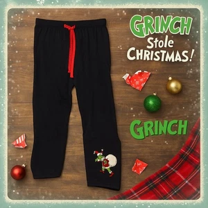 The Grinch Pantaloni da Salotto Nero Donna Medium Vacanze di Natale (NUOVI SENZA ETICHETTE) - Foto 1 di 8