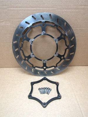 KTM 640 LC4 Supermoto 2003 23,596 miles front brake disc rotor (15220) - Imagem 1 de 4
