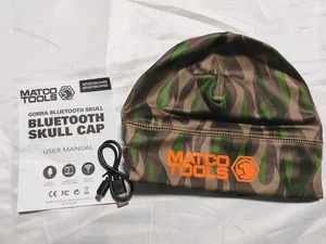 Neu Matco Tools Bluetooth Totenkopf Kappe braun/grün - Bild 1 von 3