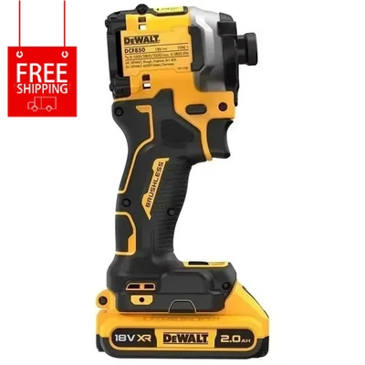 New DeWALT DCF850 ATOMIC 20V 1/4" 3-Speed Powerful Impact Driver |  Tool Only - Image 1 of 4