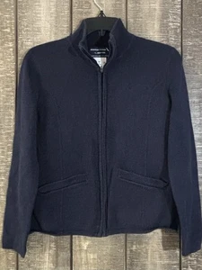 Cárdigan suéter American Airlines Lands' End cremallera completa bolsillo azul para mujer XS - Imagen 1 de 8