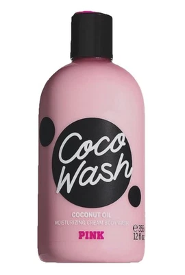 VICTORIA'S SECRET PINK COCO WASH COCONUT OIL MOISTURIZING  CREAM BODY WASH 12OZ. - Image 1 of 2