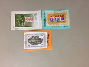 Three Israel fdc with SS on book of info - Picture 1 of 2