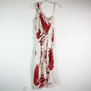Vestido midi Johanna Ortiz marfil Pacífico Sur de un hombro talla XS - Imagen 1 de 9