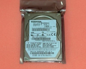 Toshiba 2.5" 40GB 5400rpm 8MB Cache IDE MK4032GAX Laptop HDD Hard Drive - Picture 1 of 2