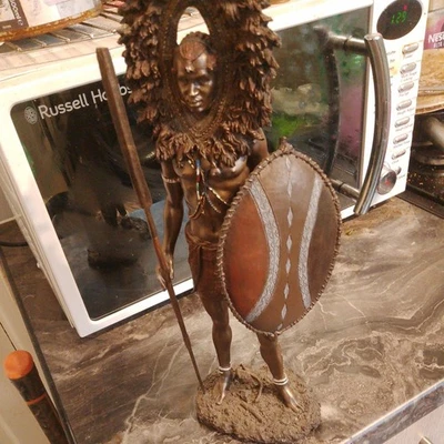 Massai Warrior First Born The Morani  Figurine - Image 1 of 4