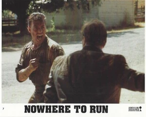 Nowhere To Run Original 8x10 Lobby Card Poster Photo 1993 #7 Van Damme Arquette - Picture 1 of 1