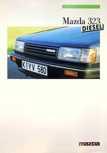 244725) Mazda 323 - Diesel - Prospekt 07/1986 - Picture 1 of 1